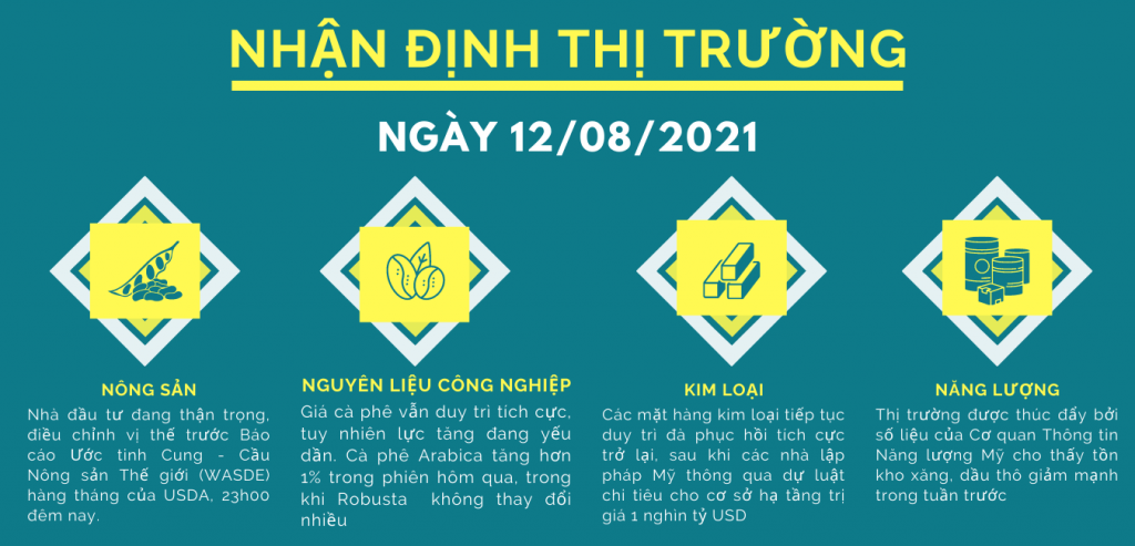 nhận định thị trường hàng hóa phái sinh ngày 12.08